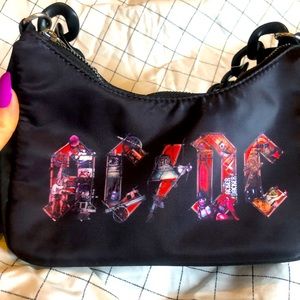 AC/DC black purse